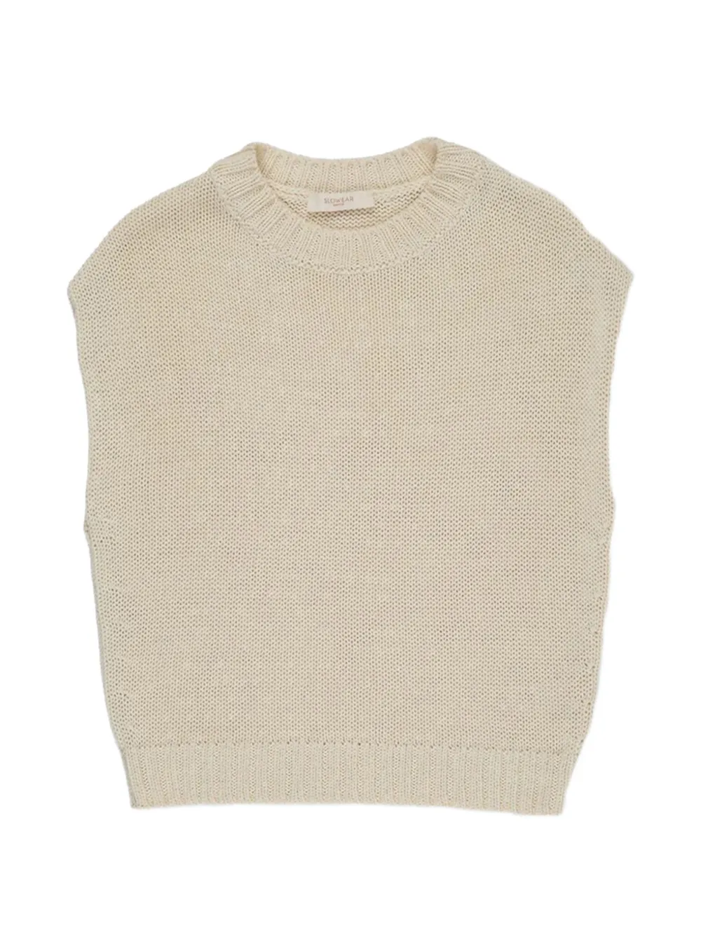 Zanone crew-neck knitted vest - Toni neutri