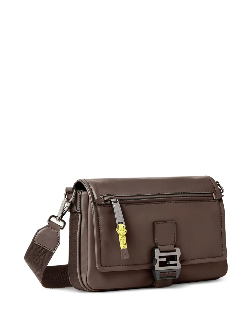 FENDI Flux leren messengertas Bruin