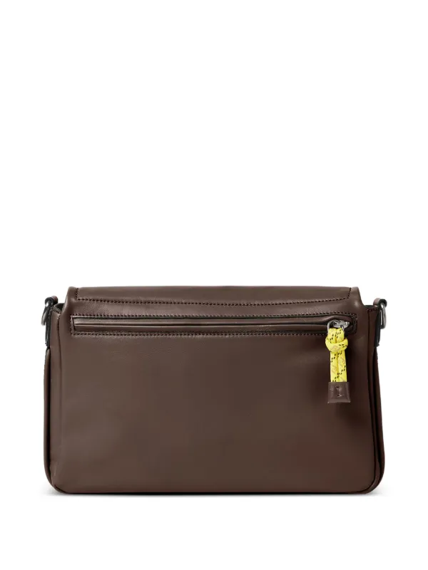 FENDI Flux Leather Messenger Bag | Brown | FARFETCH ID