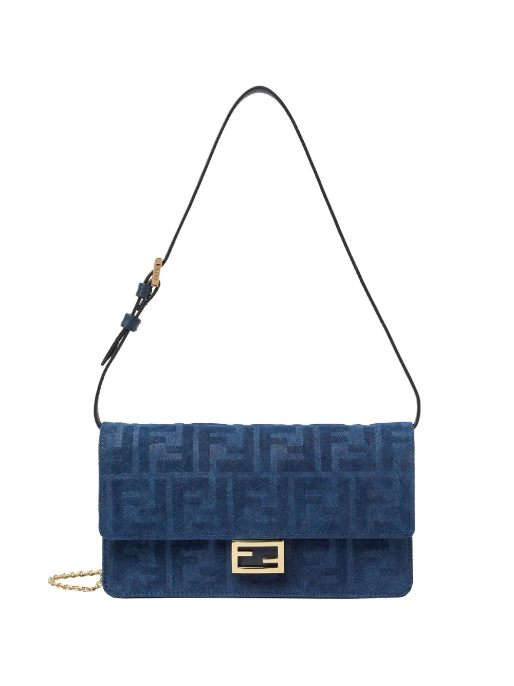 FENDI Baguette wallet-on-chain - Blu