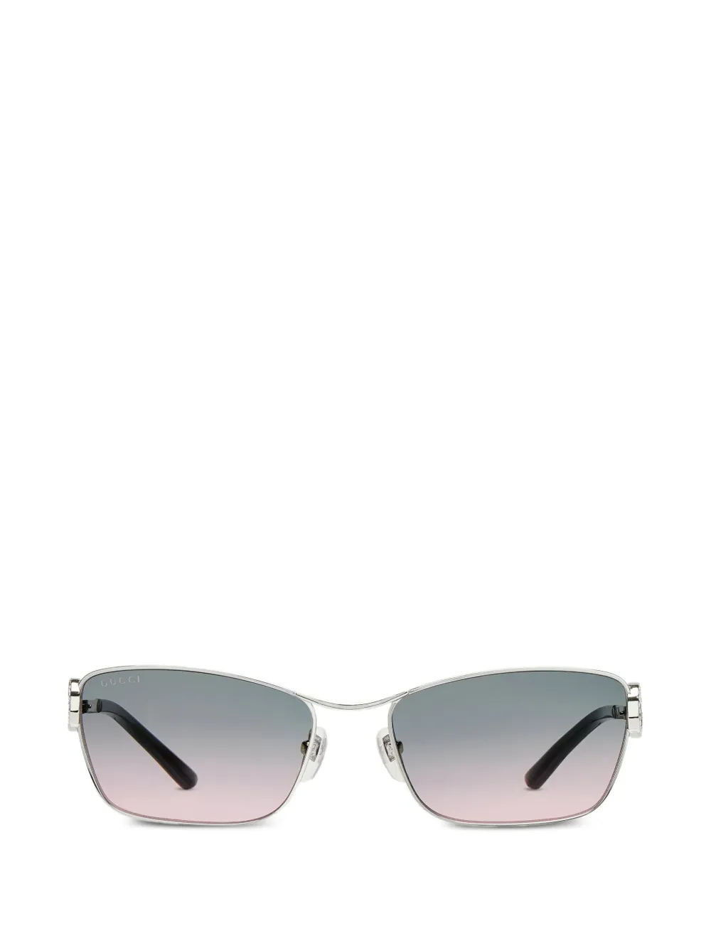 Gucci Eyewear rectangular-frame sunglasses - Argento