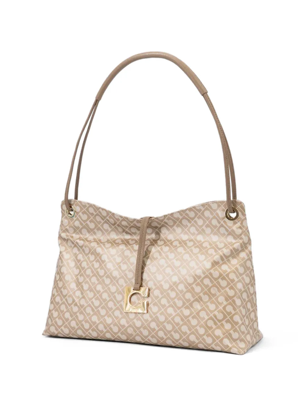  Gherardini Medium Patterned Shoulder Bag - Neutrals 