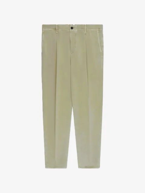 Incotex pantalon à design plissé