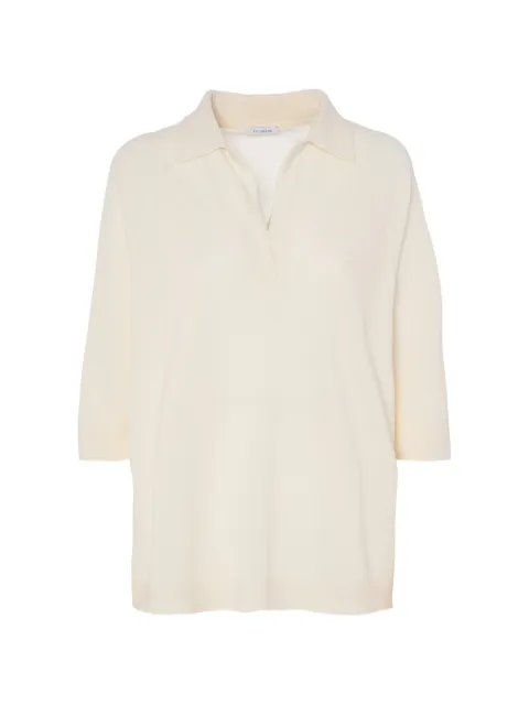 Malo wingtip-collar blouse