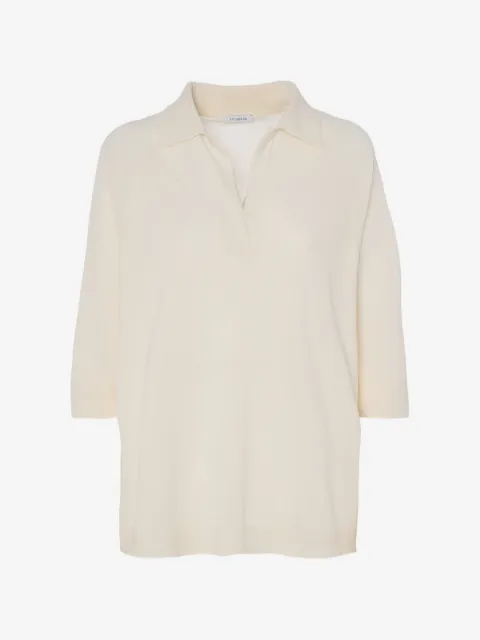 Malo wingtip-collar blouse