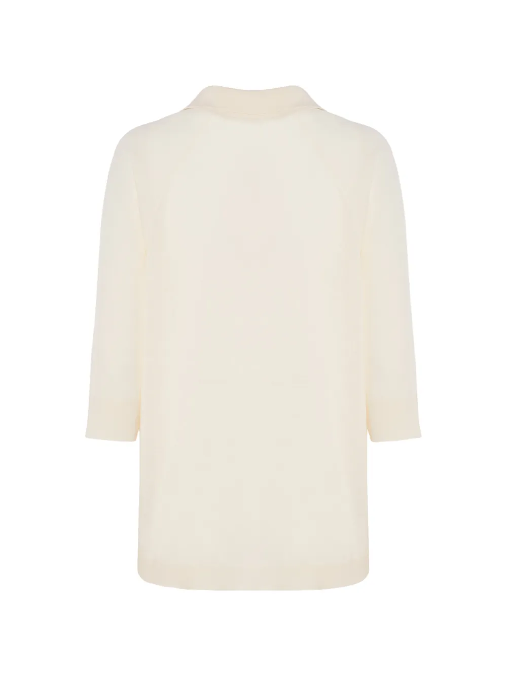 Wingtip-Collar Blouse