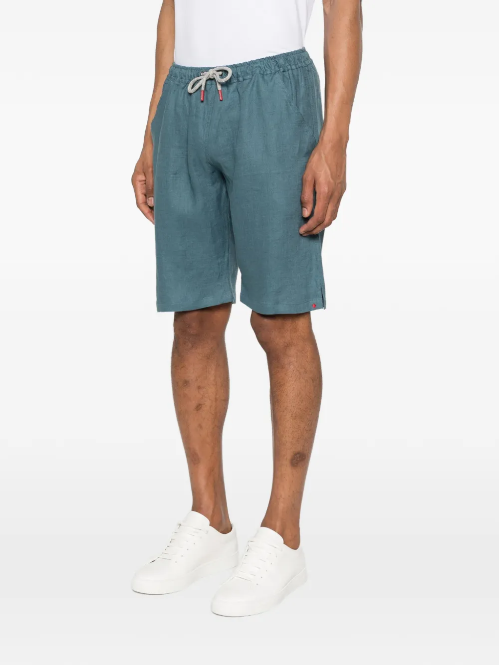  Kiton Drawstring Shorts - Blue 