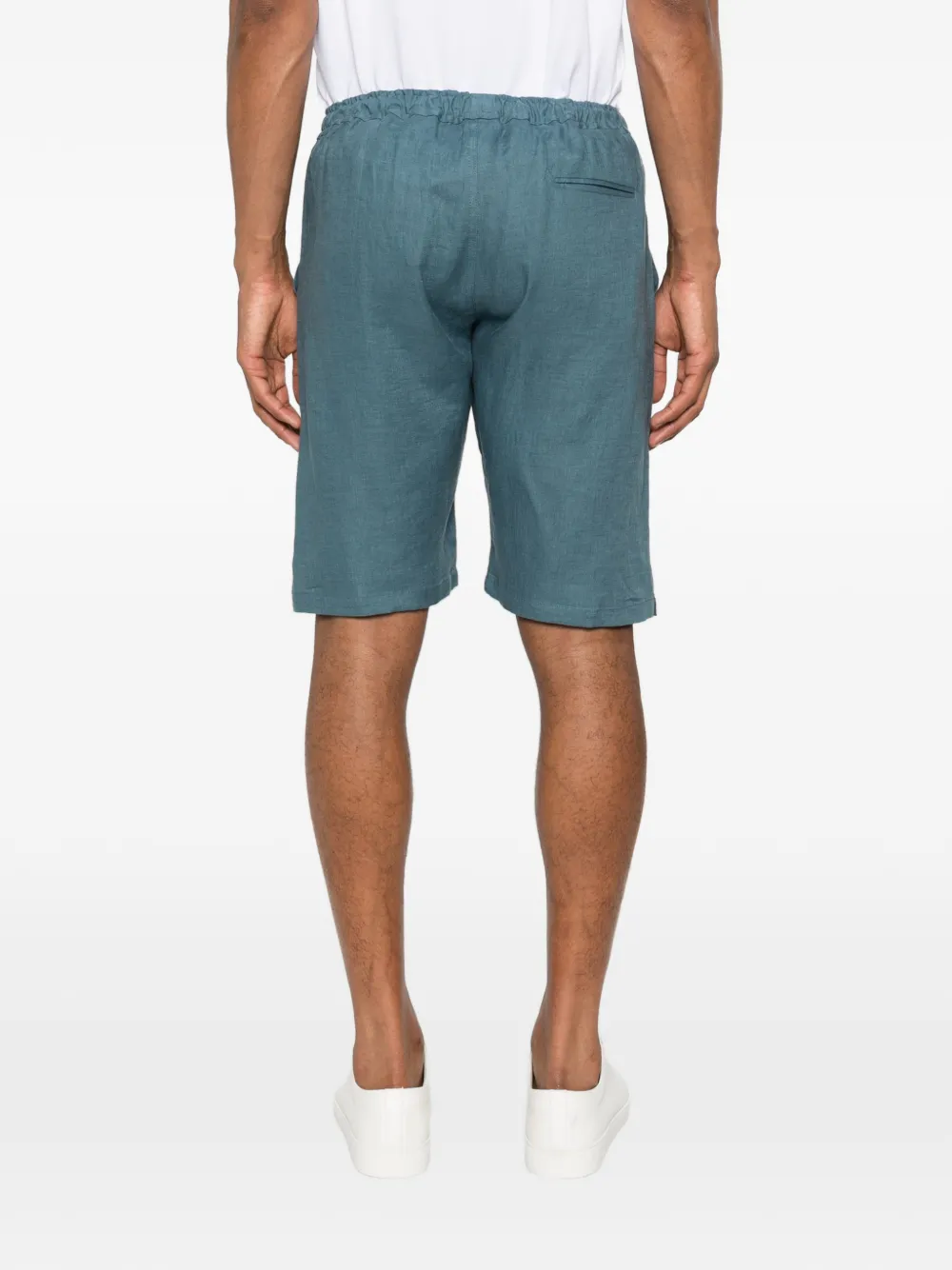 Kiton Shorts met trekkoord Blauw