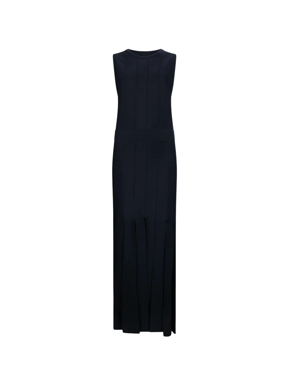 LIU JO fringed knit dress - Nero