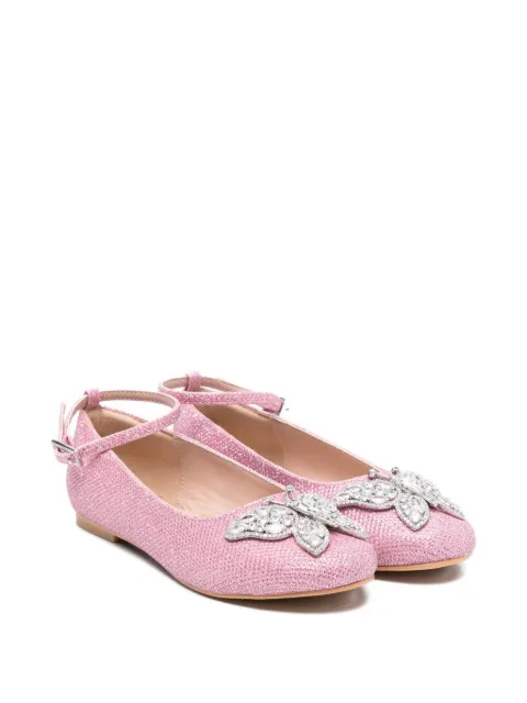 Aruna Seth butterfly-embellished ballerina shoes