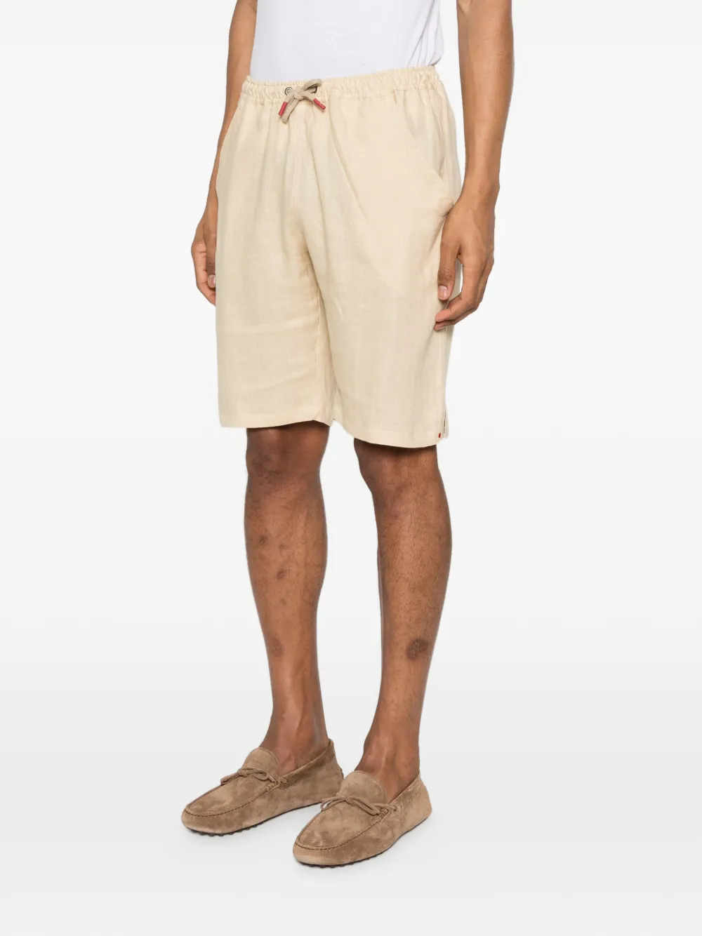  Kiton Drawstring Shorts - Neutrals 
