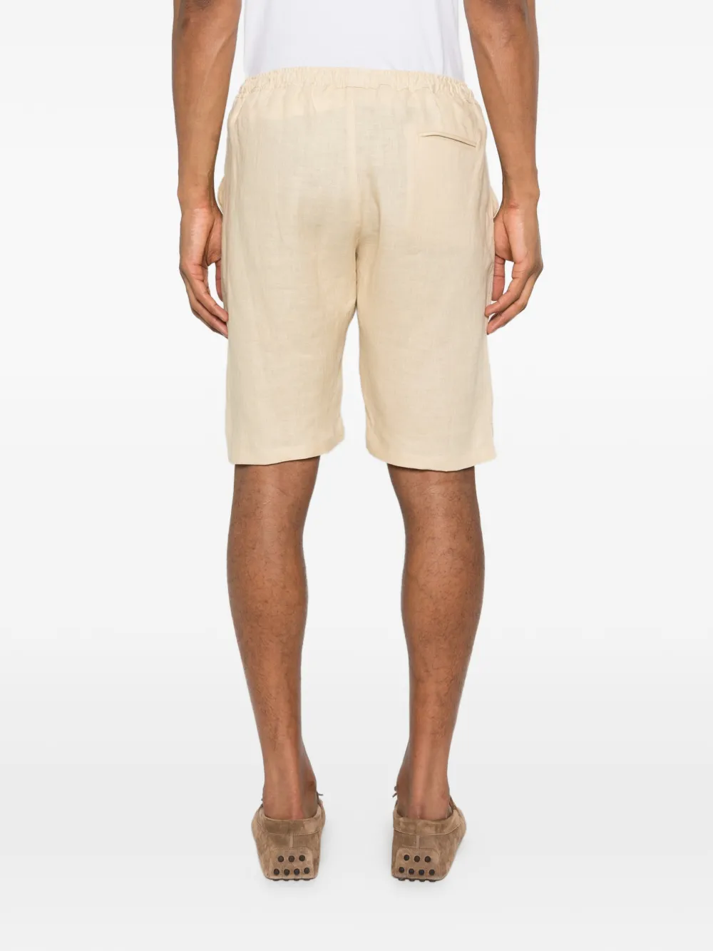 Kiton Shorts met trekkoord Beige