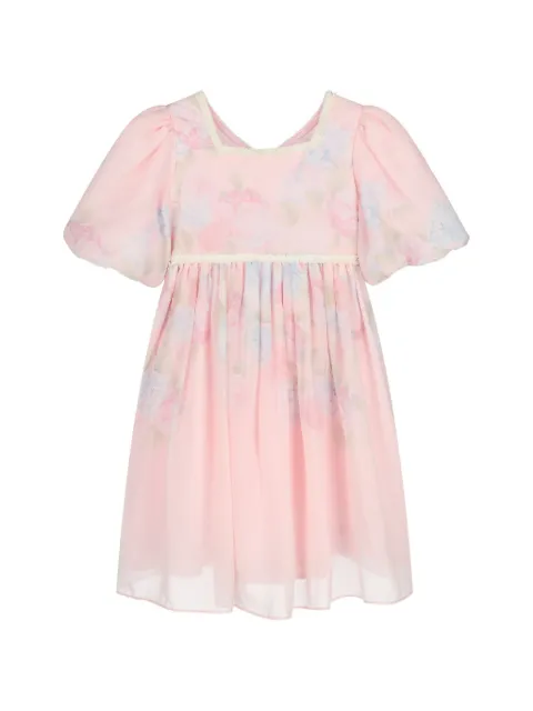 Patachou vestido de gasa con estampado floral