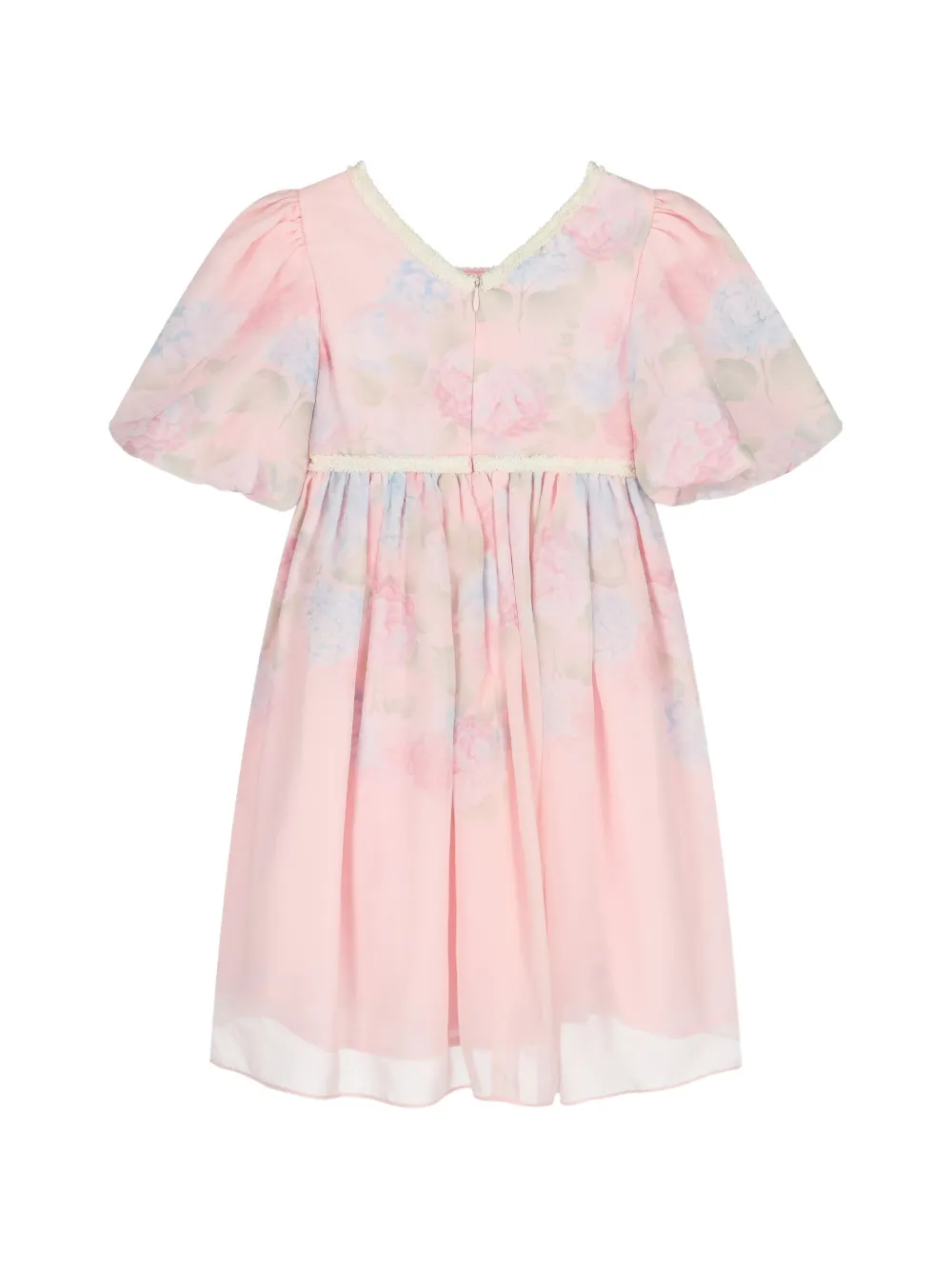 Patachou Chiffon jurk met bloemenprint Roze