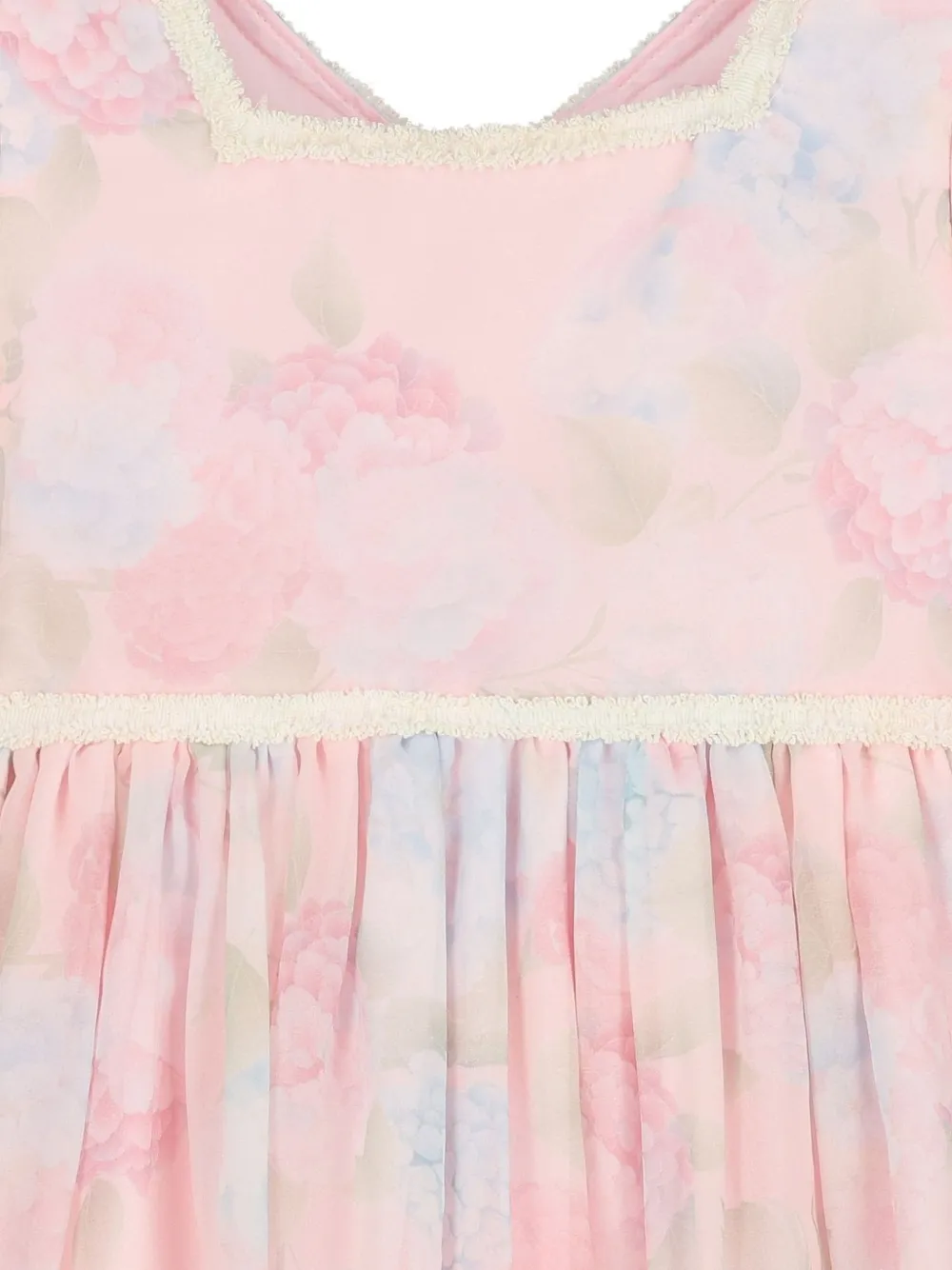 Patachou Chiffon jurk met bloemenprint Roze