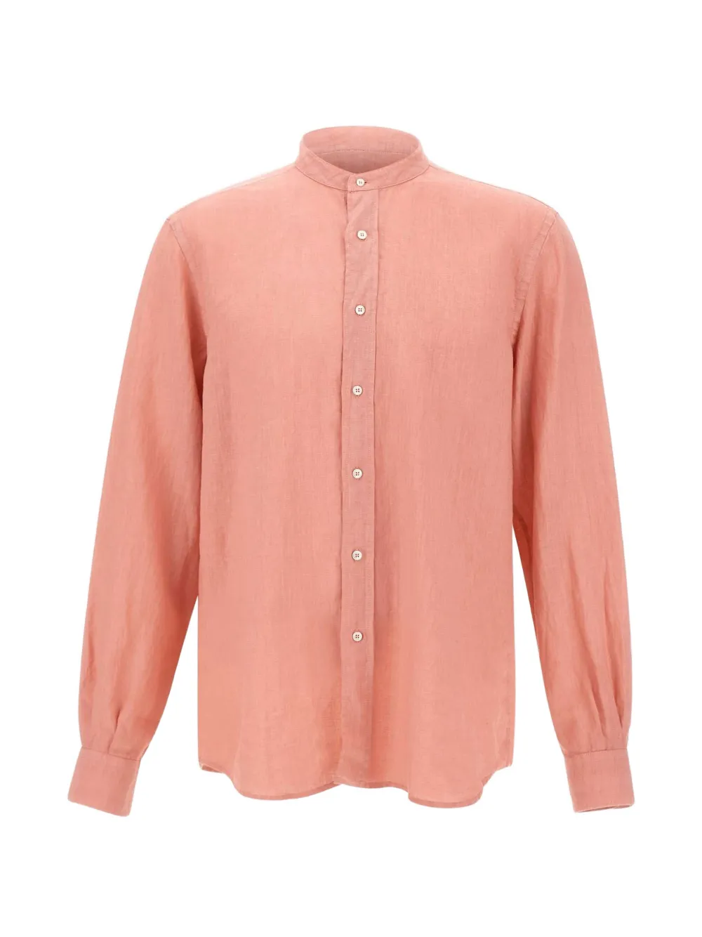 ASPESI Bruce band collar shirt - Rosa