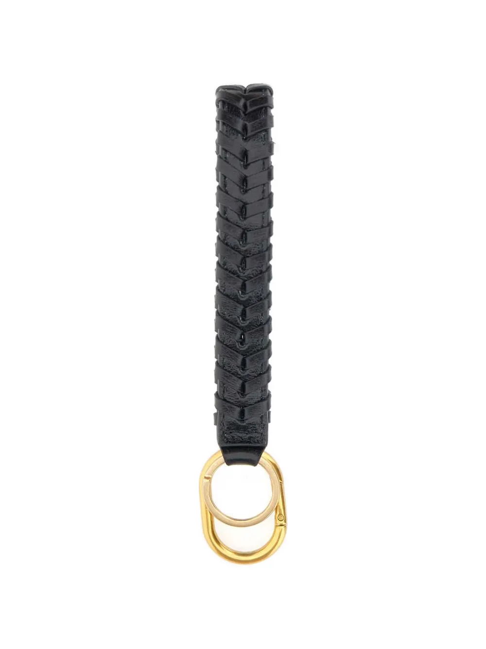 GIANNI CHIARINI braided-leather keyring