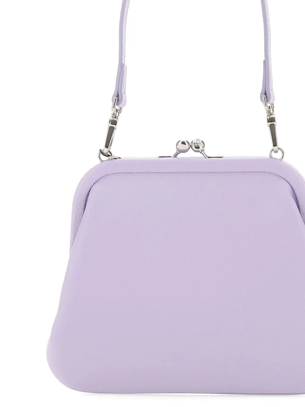 Orb trapeze clutch bag