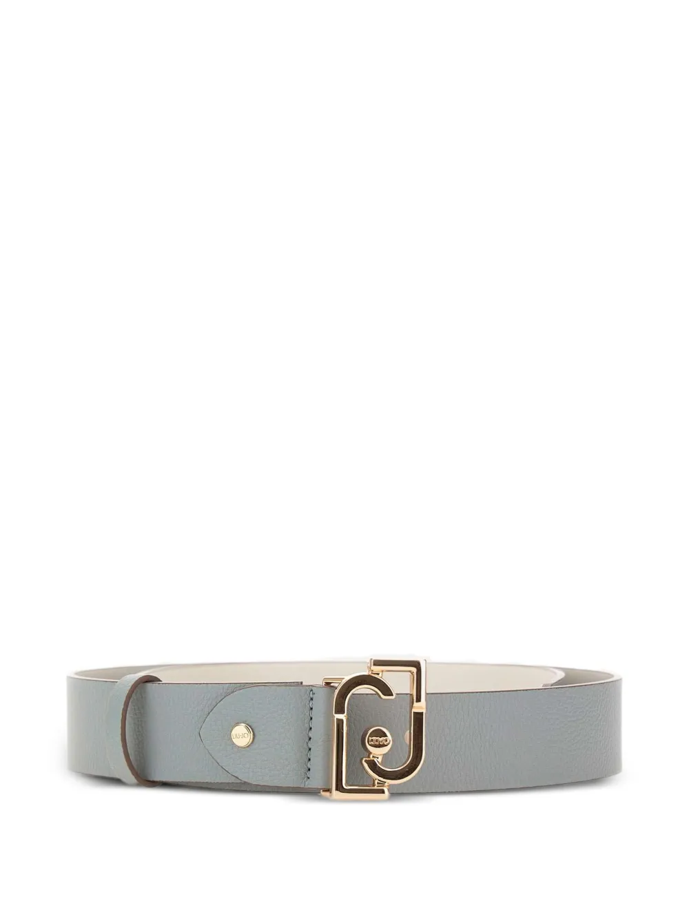 LIU JO logo-buckle belt - Blu
