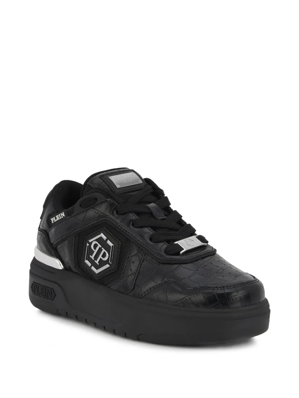 Philipp Plein SK8R Plein low-top sneakers Zwart