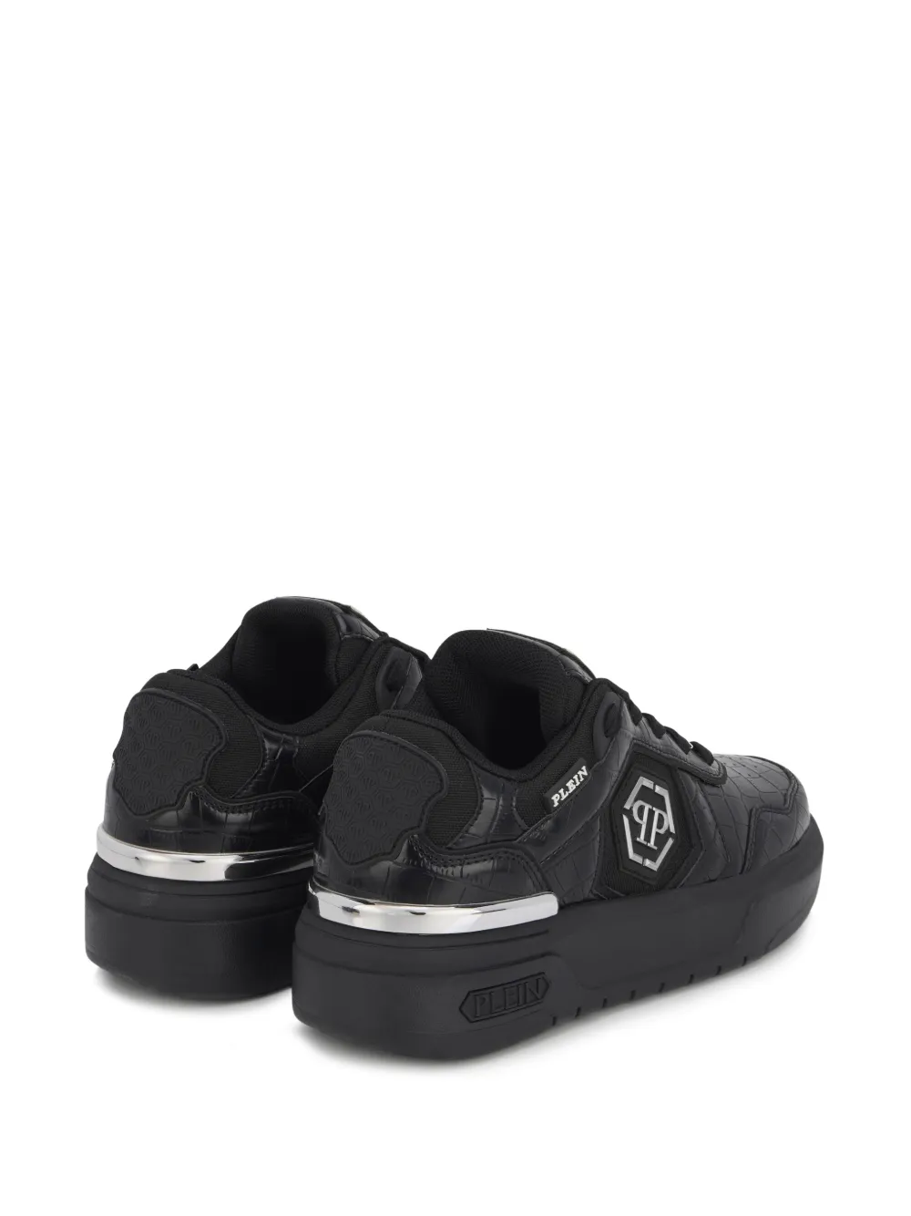 Philipp Plein SK8R Plein low-top sneakers Zwart