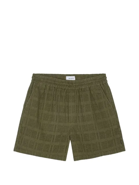 Les Deux drawstring open-work deck shorts