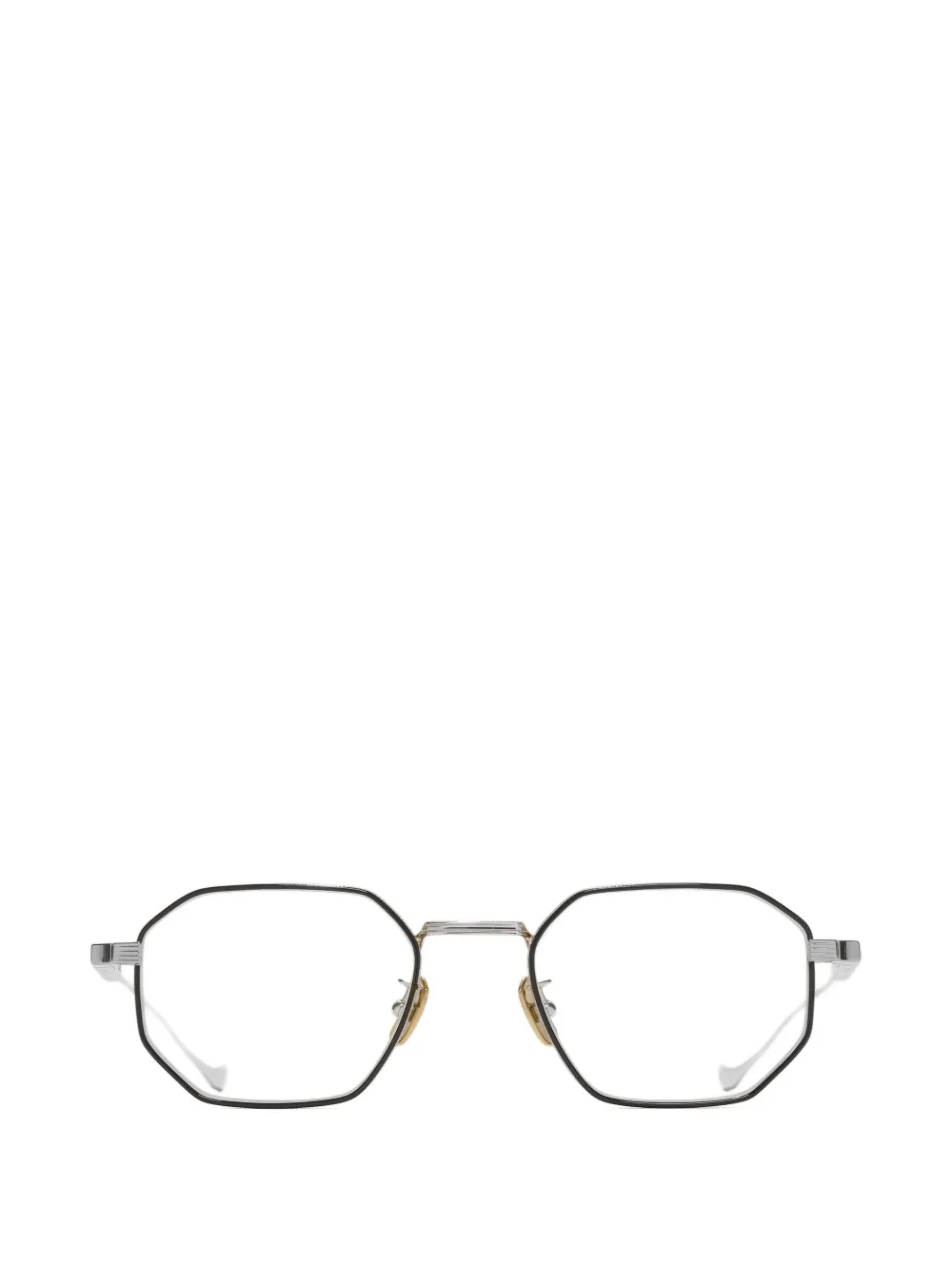 Cutler & Gross Lansdowne geometric-frame glasses - Nero