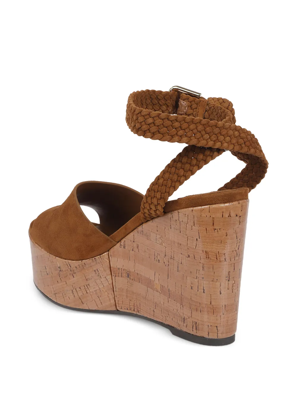Jimmy Choo Sandalen met plateauzool Bruin
