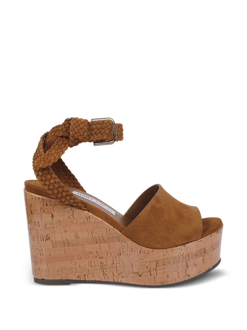 Jimmy Choo Sandalen met plateauzool Bruin