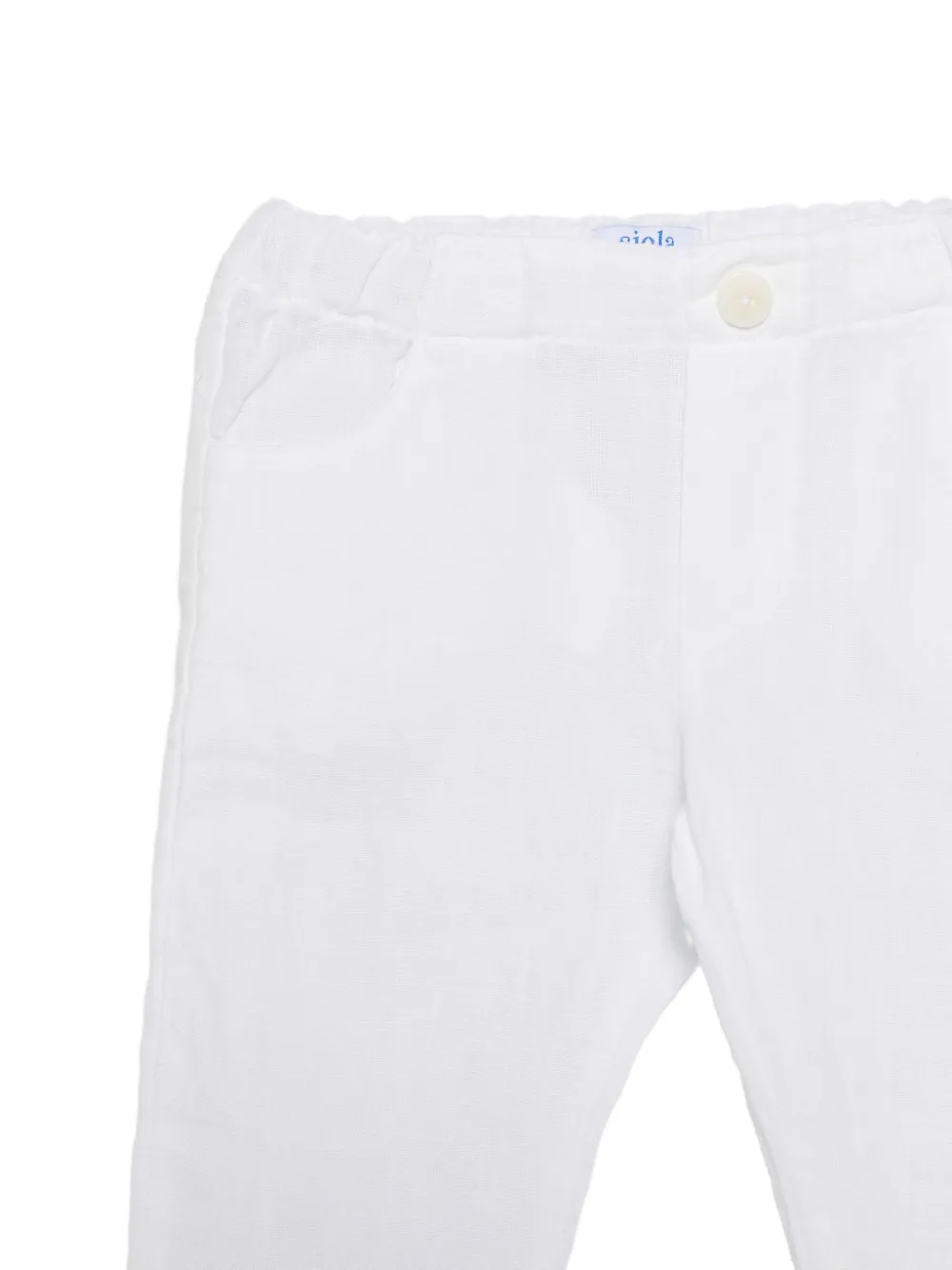  Siola Button Trousers - White 