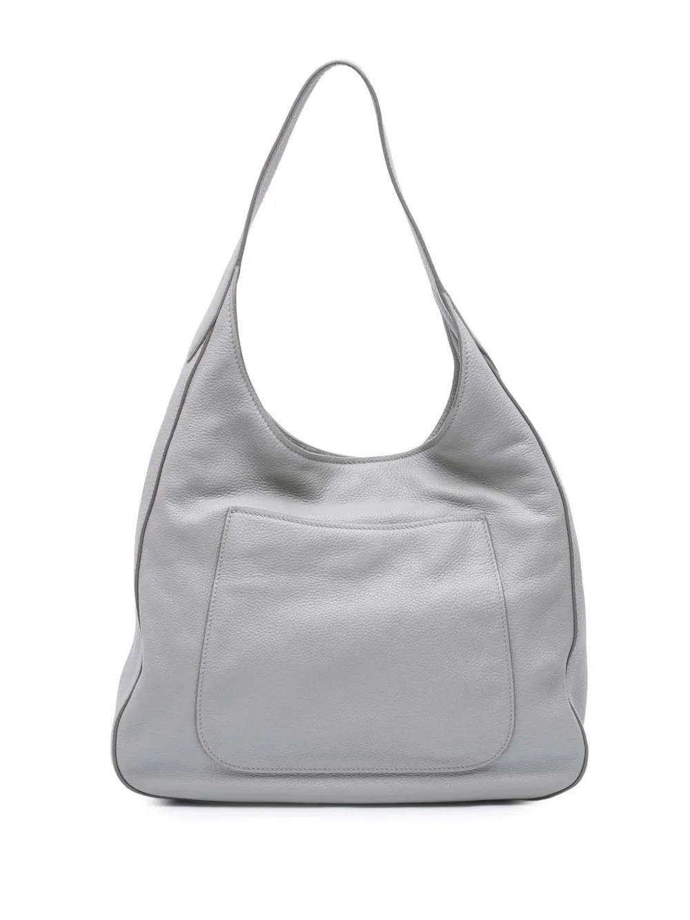 Prada Pre-Owned 2010-2026 Vitello Daino Front Pocket shoulder bag - Grigio