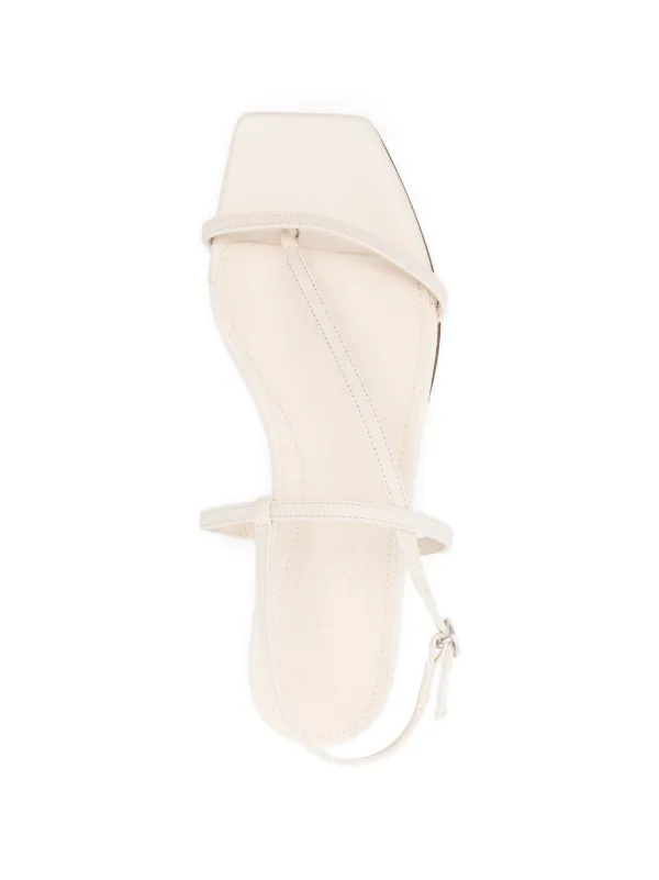 新品Aeyde ミュールサンダル 38 オフホワイト Aeyde Strappy Sandals | White | FARFETCH