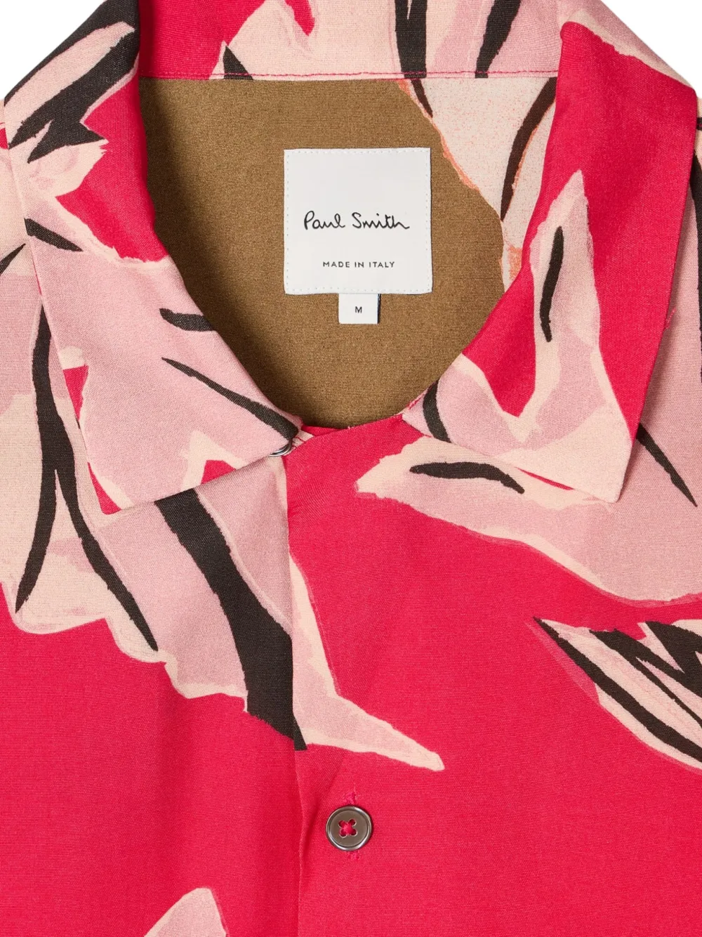 Paul Smith Le Peche Fish' Print Shirt in Red, view 2