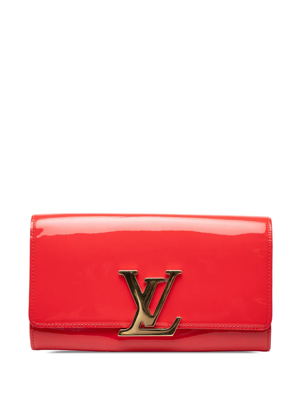 Louis Vuitton Pre-Owned 2015 Vernis Louise clutch bag - Rosso
