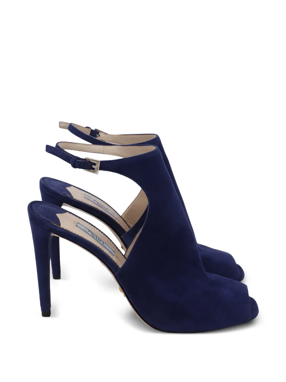 Prada Pre-Owned peep-toe sandals - Blau