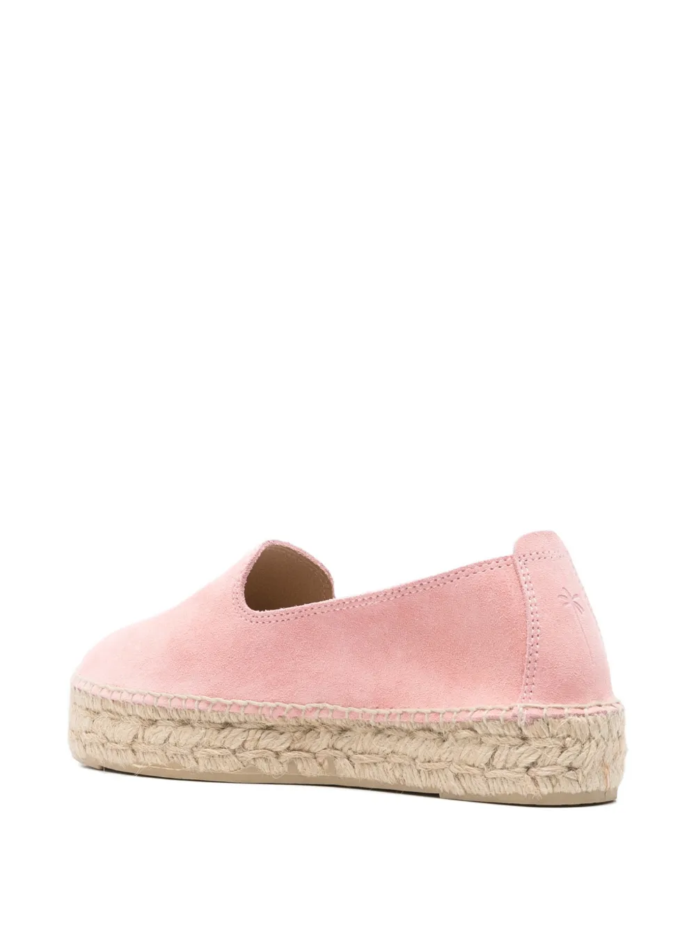 Manebi Suède espadrilles Roze