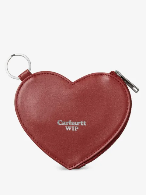 Carhartt WIP tarjetero con llavero de corazón