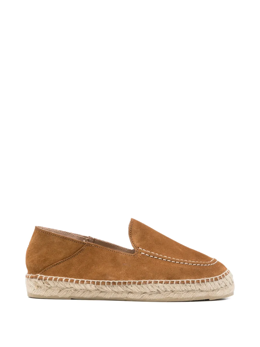 Manebi contrast-stitching espadrilles - Marrone