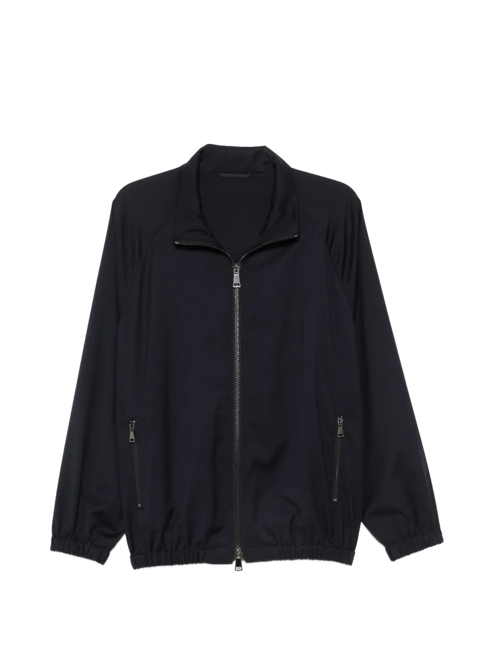 SEVEN GAUGE zip-up raglan-sleeve jacket - Blau