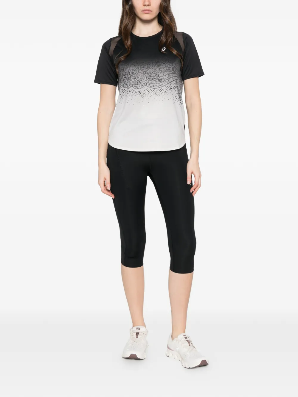 Asics Camiseta Road Estampada - Negro 