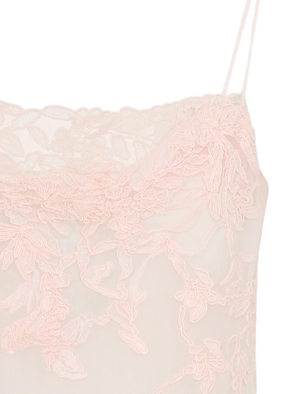 Ermanno Scervino Kanten jurk Beige
