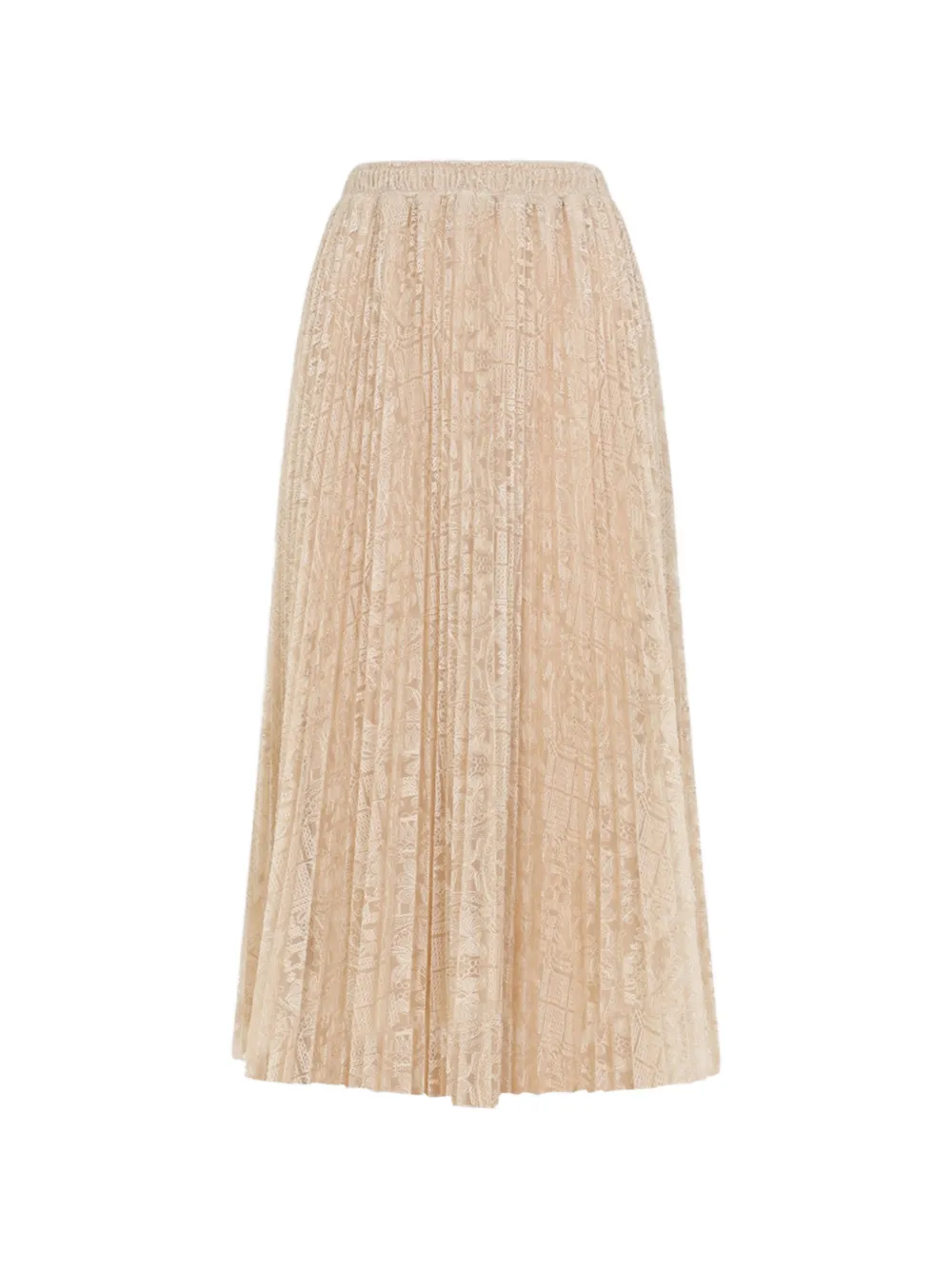 Ermanno Scervino pleated lace skirt - Toni neutri