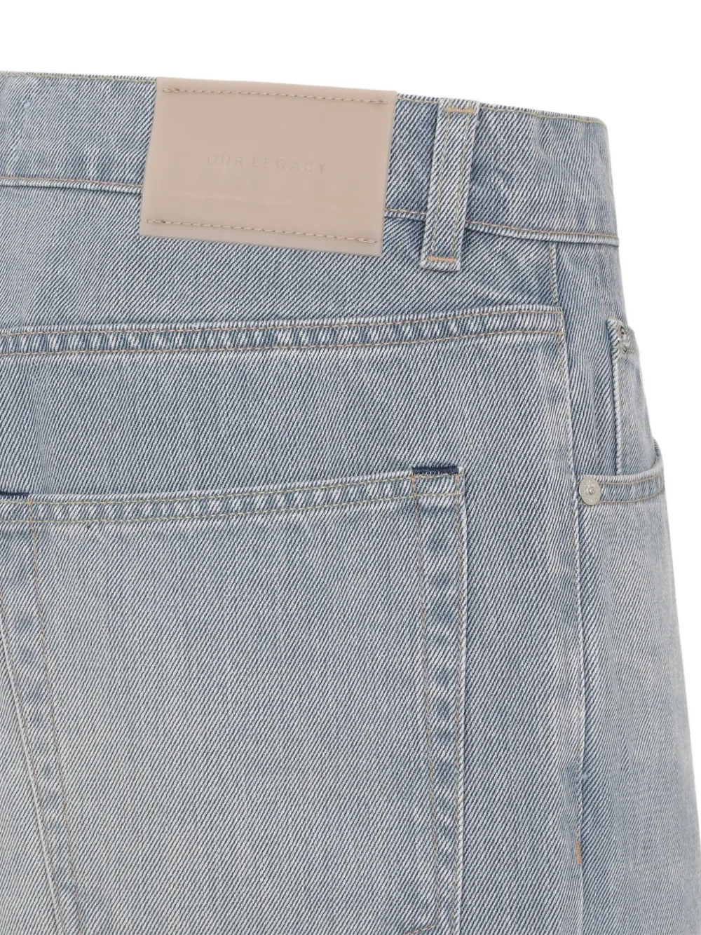 OUR LEGACY Jeans met uitgesneden details Blauw
