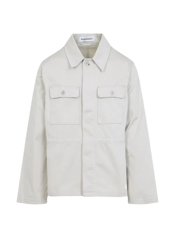 OUR LEGACY Unity Buttoned Jacket in Grey