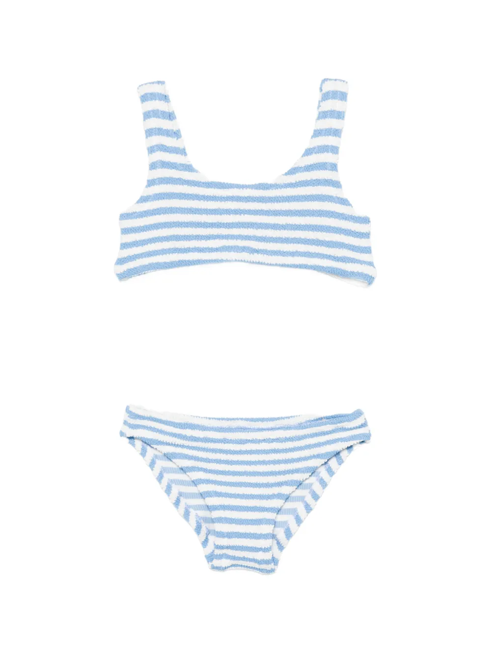 MC2 Saint Barth Kids Baker W striped bikini - Blu