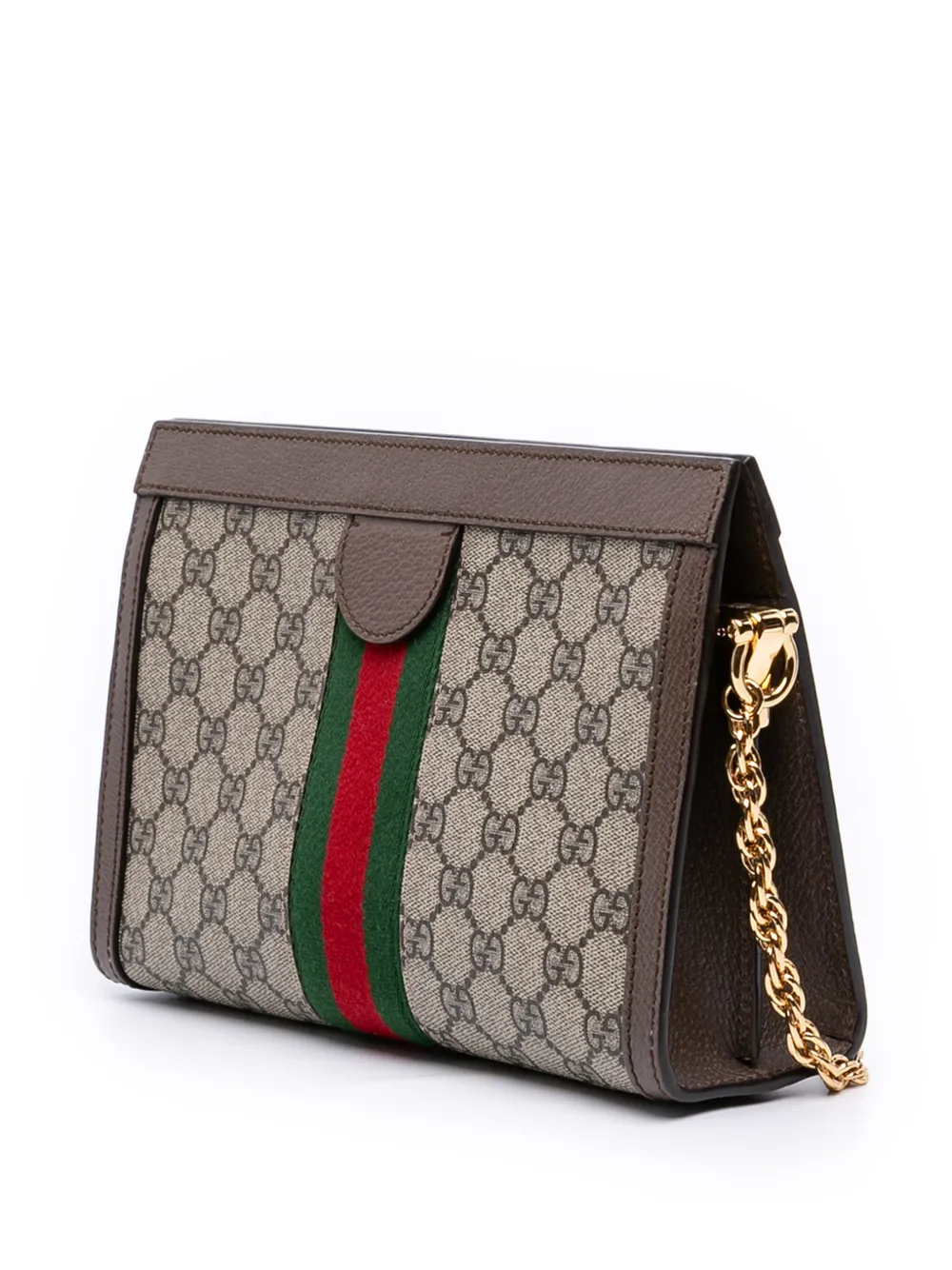 2016-2026 Small Gg Supreme Web Ophidia Chain Crossbody Bag