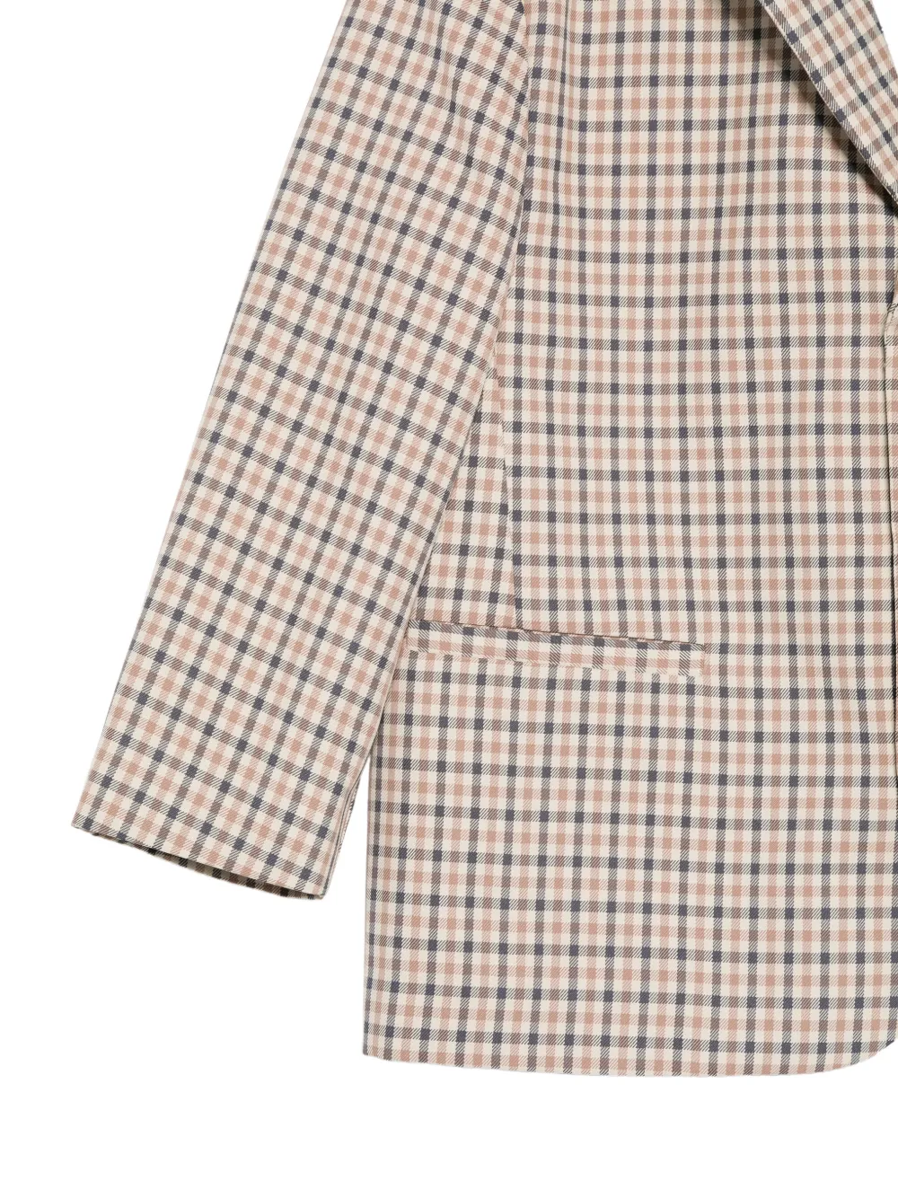  Douuod Kids Checked Single-breasted Blazer - Neutrals 