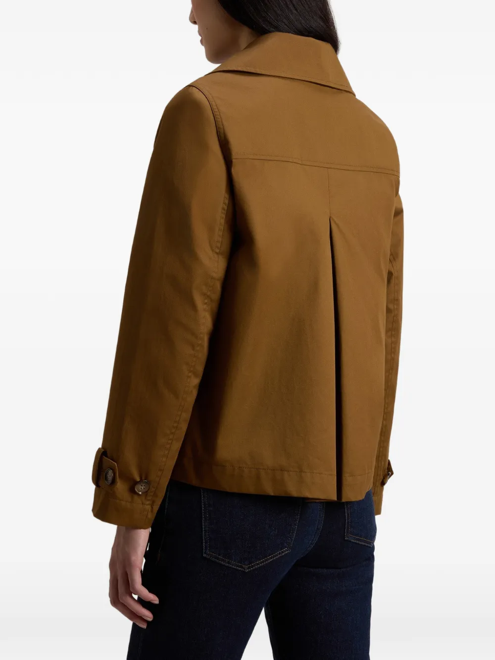 Woolrich Jack met dubbele rij knopen Bruin