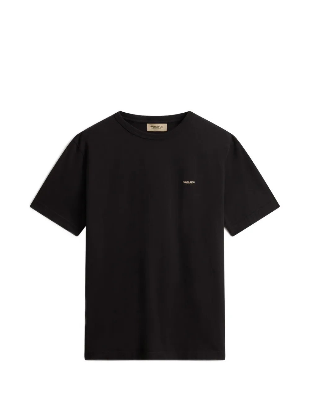Woolrich logo-print T-shirt - Nero