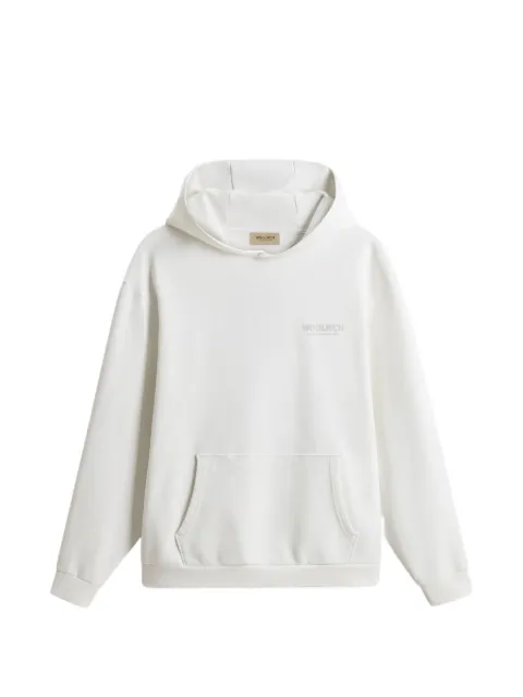 Woolrich macro logo hoodie